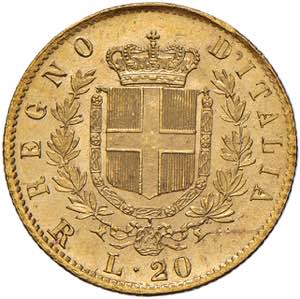    Vittorio Emanuele II (1861-1878) 20 Lire ... 
