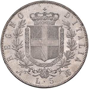    Vittorio Emanuele II (1861-1878) 5 Lire ... 