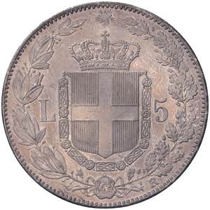    Umberto I (1878-1900) 5 Lire 1879 - ... 