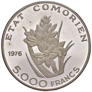    ISOLE COMORE 5.000 Franchi 1976 - KM 10 ... 