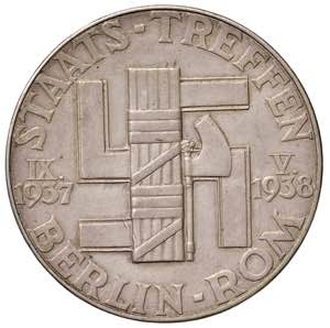    GERMANIA Medaglia 1937-1938 Asse Berlino ... 