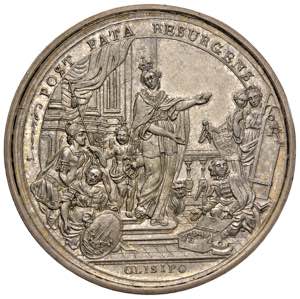    PORTOGALLO Lisbona Medaglia 1775 per la ... 