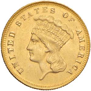    USA 3 Dollari 1855 - ... 