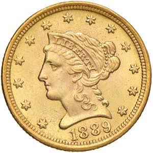    USA 2,50 dollari 1889 ... 