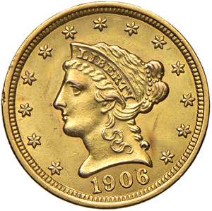   USA 2,50 dollari 1906 ... 
