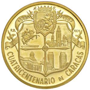   VENEZUELA Medaglia 1967 Centenario di ... 