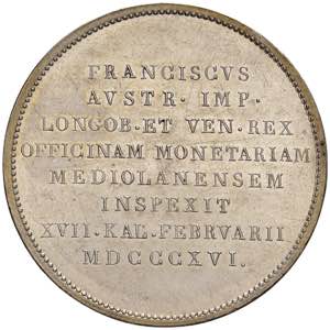    MEDAGLIE DEL LOMBARDO-VENETO Francesco I ... 