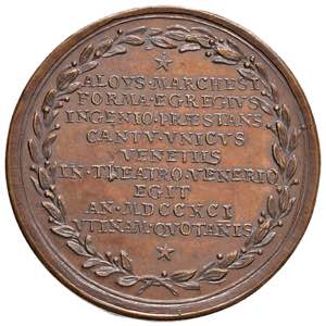    Luigi Marchesi - Medaglia 1791 in onore ... 