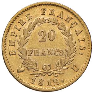    Napoleone (1805-1814) Torino - 20 Franchi ... 