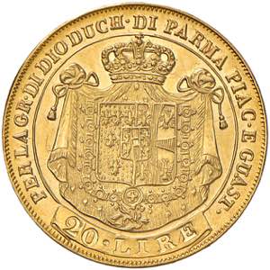    PARMA Maria Luigia (1814-1847) 20 Lire ... 
