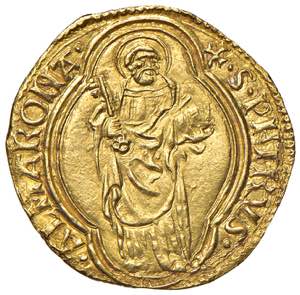 Nicolò V (1447-1455) Ducato - Munt. 4 AU (g ... 