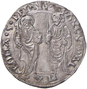 Pio II (1458-1468) Grosso - Munt. 16 AG (g ... 