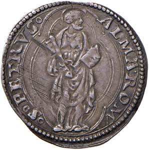 Giulio II (1503-1513) Mezzo giulio - Munt. ... 