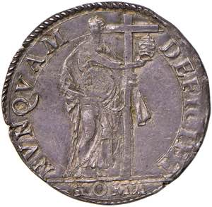    Gregorio XIII (1572-1585) Testone - Munt. ... 