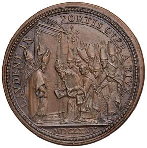    Clemente X (1669-1676) Medaglia 1675 A. ... 