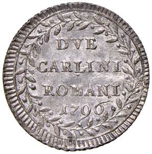    Pio VI (1774-1799) 2 Carlini 1796 A. XXII ... 