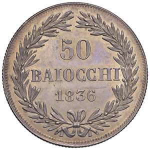    Gregorio XVI (1831-1846) 50 Baiocchi 1836 ... 