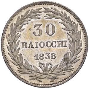 Gregorio XVI (1831-1846) 30 Baiocchi 1838 ... 
