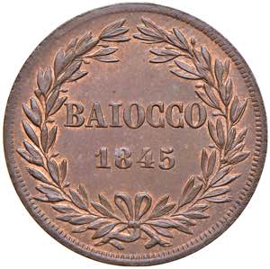    Gregorio XVI (1831-1846) Baiocco 1845 A. ... 