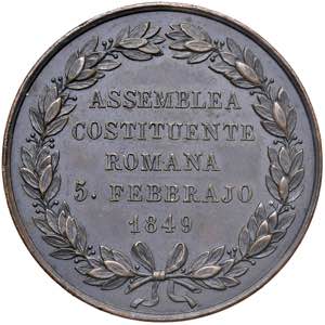    Repubblica Romana (1848-1849) Medaglia ... 