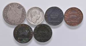 Lotto di 6 monete di cui cinque di ... 