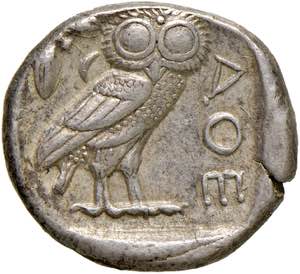 ATTICA Atene - Tetradramma (ca. 454-404 ... 