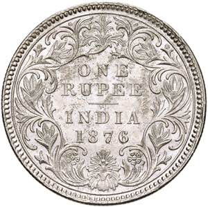 INDIA Victoria (1837-1901) Rupia 1876 ... 