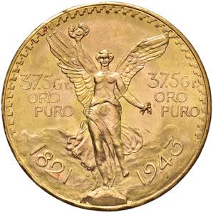 MESSICO 50 Pesos 1943 - AU (g 41,71)