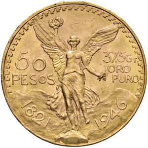 MESSICO 50 Pesos 1946 - AU (g 41,74)