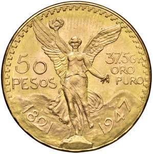 MESSICO 50 Pesos 1947 - AU (g 41,71)