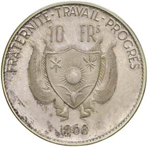 NIGER 10 Franchi 1968 - KM 8.1 AG (g 20,08)