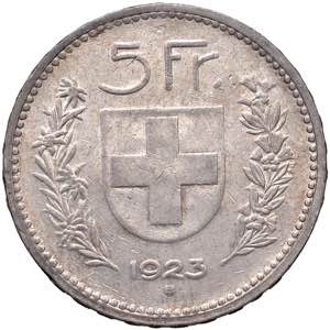 SVIZZERA Confederazione 5 Franchi 1923 B - ... 