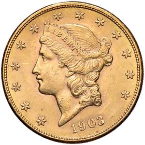 USA 20 Dollari 1903 S - ... 