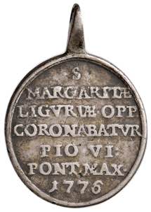 GENOVA Medaglia 1776 Madonna della Rosa - AG ... 