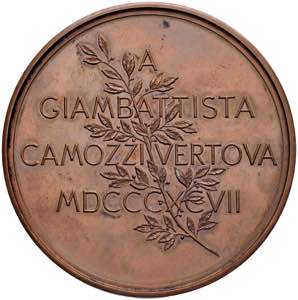 Camozzi Vertova Medaglia 1897 - Opus: Calvi ... 