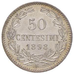 SAN MARINO 50 Centesimi 1898 - Gig. 29 AG (g ... 
