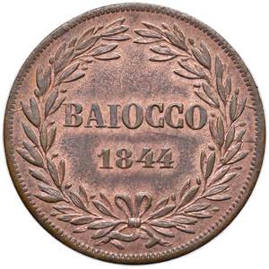 Gregorio XVI (1831-1846) Baiocco 1844 A. XIV ... 