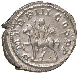 Gordiano III (238-244) Denario - Testa ... 
