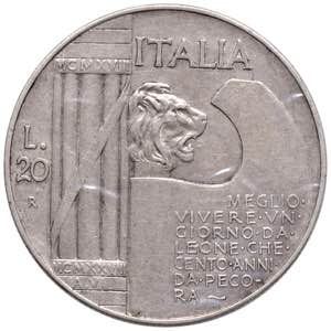 Vittorio Emanuele III (1900-1946) 20 Lire ... 