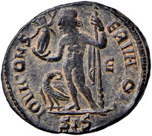 Costantino (306-337) Follis (Siscia) Testa ... 