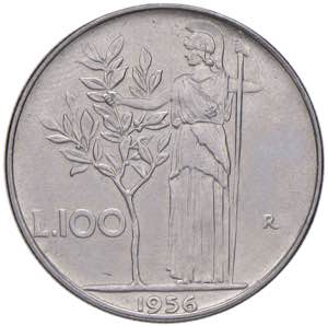 REPUBBLICA ITALIANA (1946-) 100 Lire 1956 - ... 