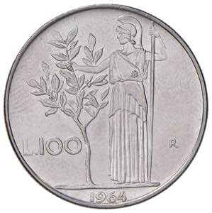 REPUBBLICA ITALIANA (1946-) 100 Lire 1964 - ... 