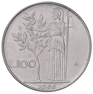 REPUBBLICA ITALIANA (1946-) 100 Lire 1966 - ... 
