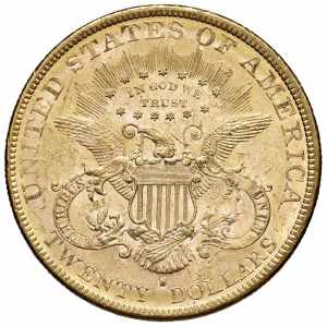 USA 20 Dollari 1879 S - AU (g 33,48) ... 