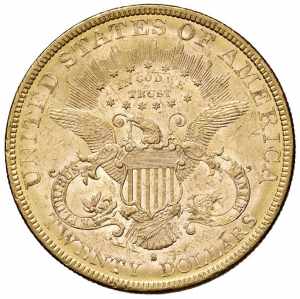 USA 20 Dollari 1879 S - AU (g 33,46) ... 