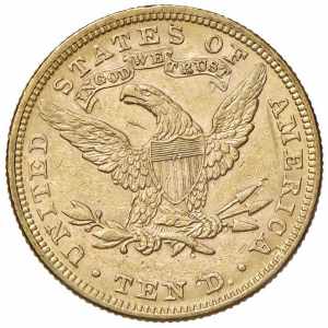 USA 10 Dollari 1881 - AU (g 16,69)