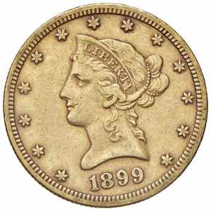 USA 10 Dollari 1899 - AU ... 