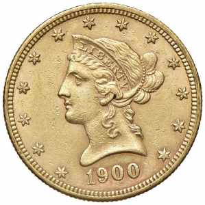 USA 10 Dollari 1900 - AU ... 