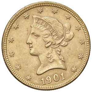 USA 10 Dollari 1901 - AU ... 