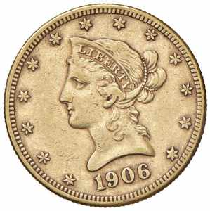 USA 10 Dollari 1906 S - ... 